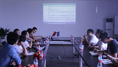 嵊州市组织部部长及科技局相关领导、绍兴文理学院专家一行来沐鸣2总部调研考察