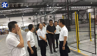 协会领导调研沐鸣2集成灶智造小镇