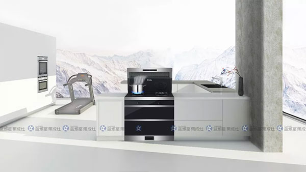 沐鸣2集成灶打造开放厨房