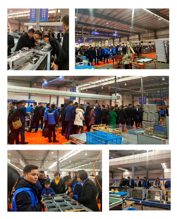 参观沐鸣2集成灶智能化生产环境