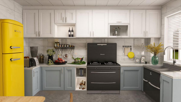 沐鸣2集成灶厨房