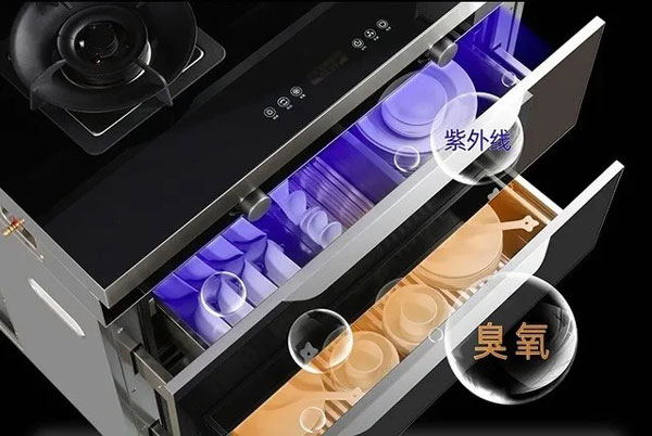 沐鸣2集成灶配备消毒柜